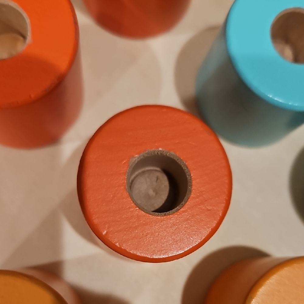 LOVEVERY Colorful Wooden Stacking Set - Picture 5 of 5